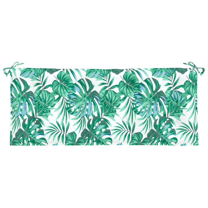 Perne bancă de grădină 2 buc. model frunze 120x50x7 cm textil - WALTI WALTI