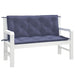 Perne bancă de grădină 2buc. bleumarin 120x50x7cm textil oxford - WALTI WALTI