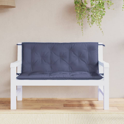 Perne bancă de grădină 2buc. bleumarin 120x50x7cm textil oxford - WALTI WALTI