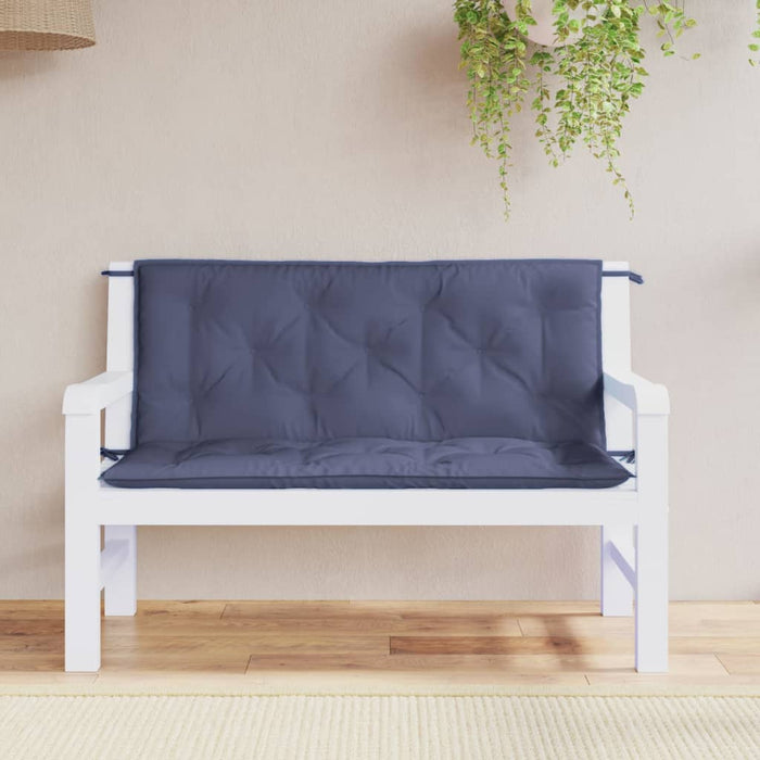 Perne bancă de grădină 2buc. bleumarin 120x50x7cm textil oxford - WALTI WALTI