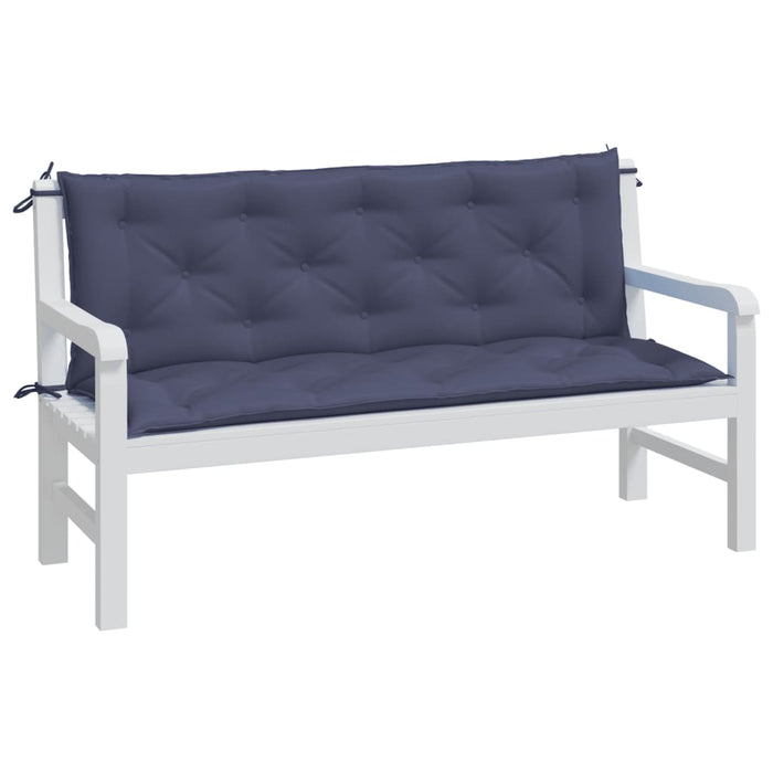 Perne bancă de grădină 2buc. bleumarin 150x50x7cm textil oxford - WALTI WALTI