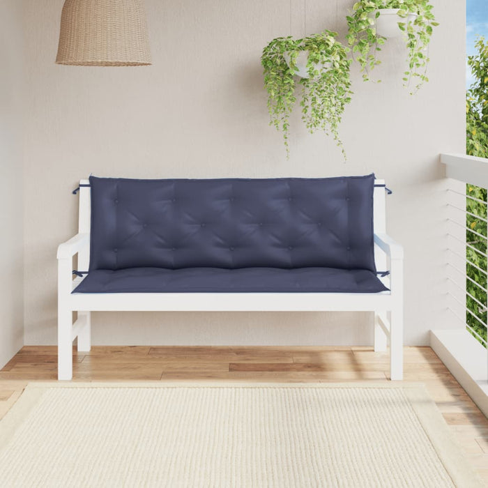 Perne bancă de grădină 2buc. bleumarin 150x50x7cm textil oxford - WALTI WALTI