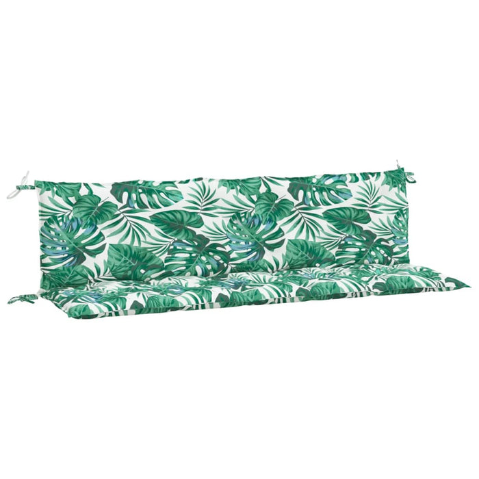 Perne bancă de grădină 2 buc., model frunze, 180x50x7cm, textil - WALTI WALTI