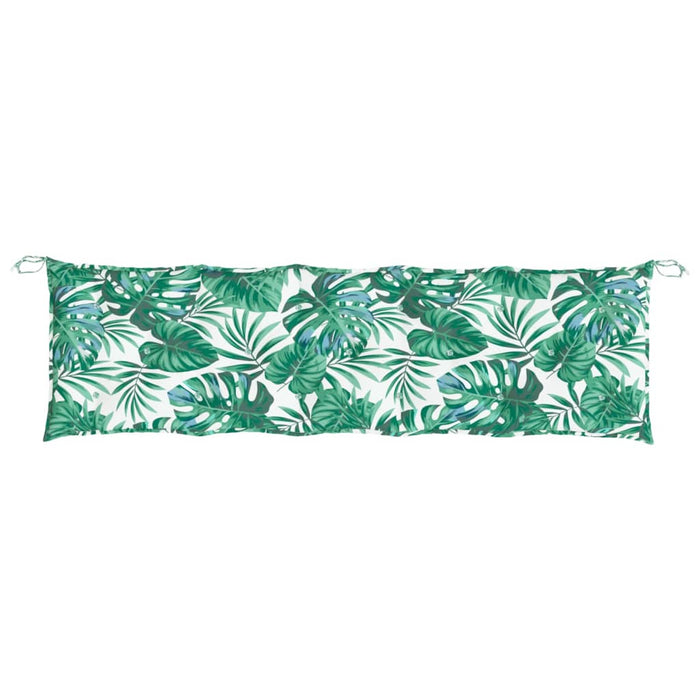 Perne bancă de grădină 2 buc., model frunze, 180x50x7cm, textil - WALTI WALTI