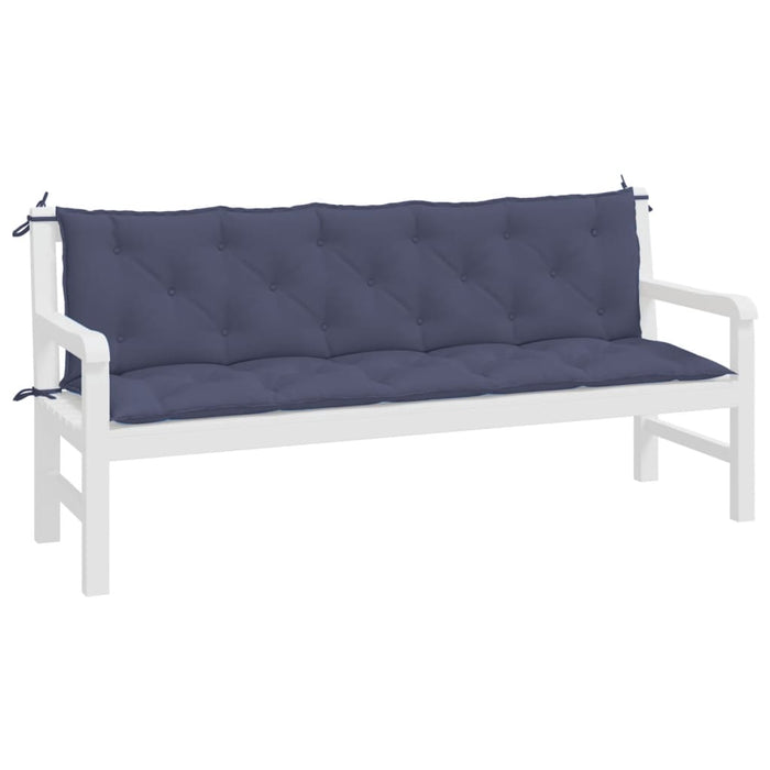 Perne bancă de grădină 2buc. bleumarin 180x50x7cm textil oxford - WALTI WALTI