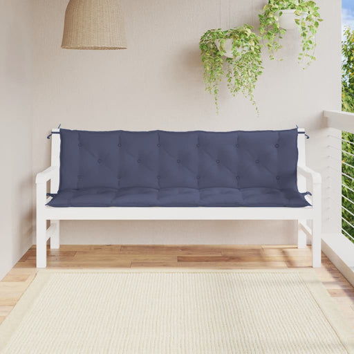 Perne bancă de grădină 2buc. bleumarin 180x50x7cm textil oxford - WALTI WALTI