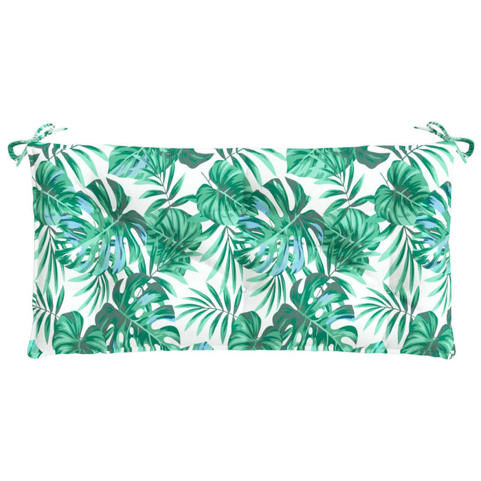 Pernă bancă de grădină model frunze, 110x50x7 cm, textil oxford WALTI