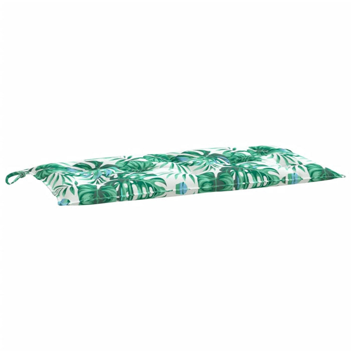Pernă bancă de grădină model frunze, 110x50x7 cm, textil oxford WALTI