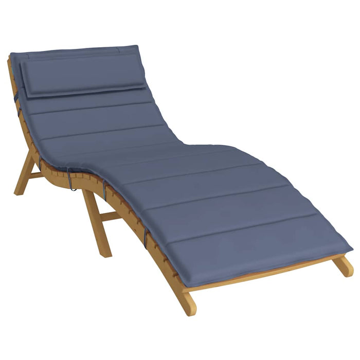 Pernă de șezlong, bleumarin, 180x60x4 cm, textil Oxford WALTI