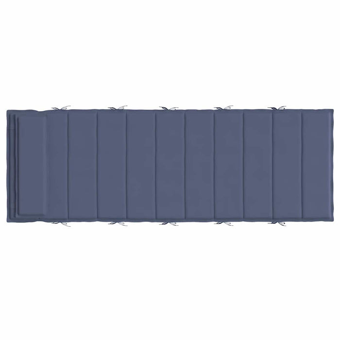 Pernă de șezlong, bleumarin, 180x60x4 cm, textil Oxford WALTI
