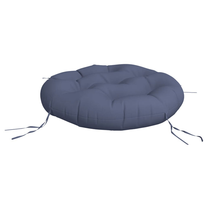 Pernă rotundă, bleumarin, Ø 60 x11 cm, țesătură Oxford - WALTI WALTI