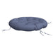 Pernă rotundă, bleumarin, Ø 100 x11 cm, țesătură Oxford - WALTI WALTI