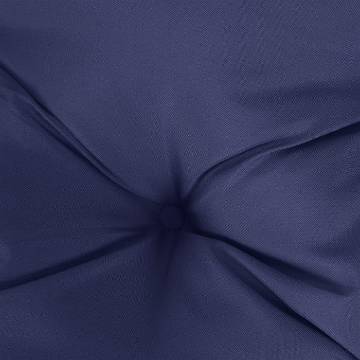Pernă rotundă, bleumarin, Ø 100 x11 cm, țesătură Oxford - WALTI WALTI