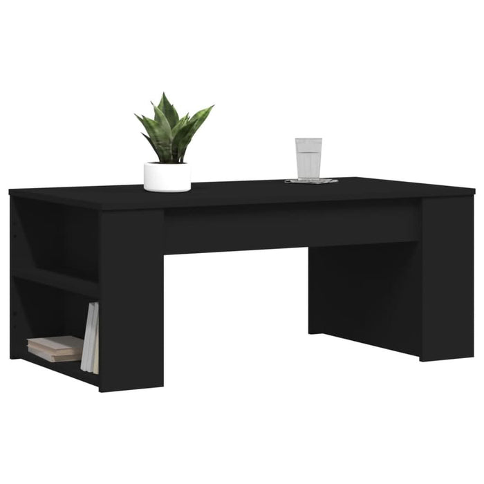 Măsuță de cafea, negru, 102x55x42 cm, lemn prelucrat - WALTI WALTI