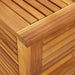 Ladă depozitare grădină cu grilaj 60x50x56 cm lemn masiv acacia - WALTI WALTI