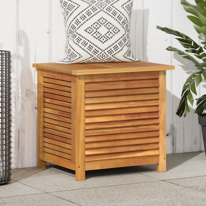 Ladă depozitare grădină cu grilaj 60x50x56 cm lemn masiv acacia - WALTI WALTI