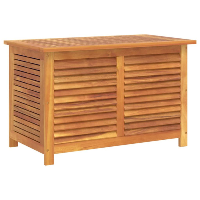 Ladă depozitare grădină cu grilaj 90x50x56 cm lemn masiv acacia - WALTI WALTI