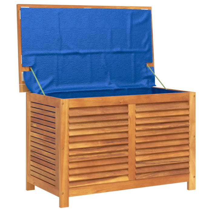 Ladă depozitare grădină cu grilaj 90x50x56 cm lemn masiv acacia - WALTI WALTI