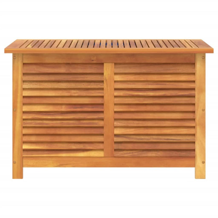 Ladă depozitare grădină cu grilaj 90x50x56 cm lemn masiv acacia - WALTI WALTI