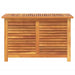 Ladă depozitare grădină cu grilaj 90x50x56 cm lemn masiv acacia - WALTI WALTI