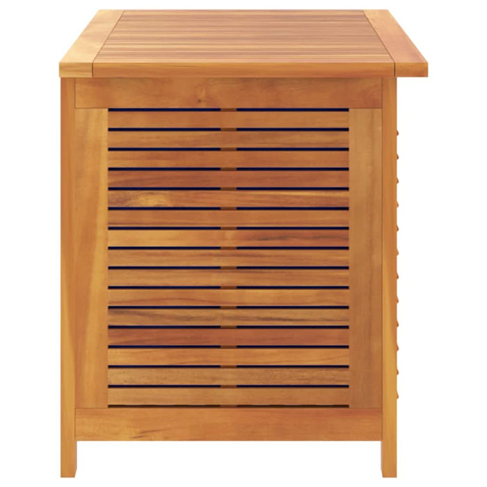 Ladă depozitare grădină cu grilaj 90x50x56 cm lemn masiv acacia - WALTI WALTI
