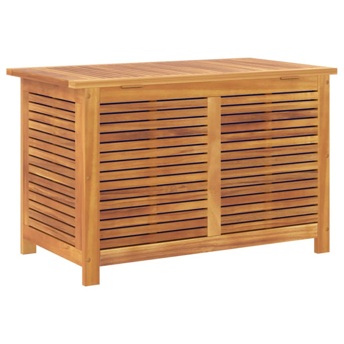 Ladă depozitare grădină cu grilaj 90x50x56 cm lemn masiv acacia - WALTI WALTI