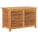 Ladă depozitare grădină cu grilaj 90x50x56 cm lemn masiv acacia - WALTI WALTI