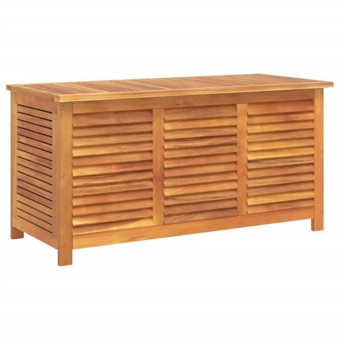 Ladă depozitare grădină cu grilaj 113x50x56cm lemn masiv acacia - WALTI WALTI