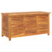 Ladă depozitare grădină cu grilaj 113x50x56cm lemn masiv acacia - WALTI WALTI