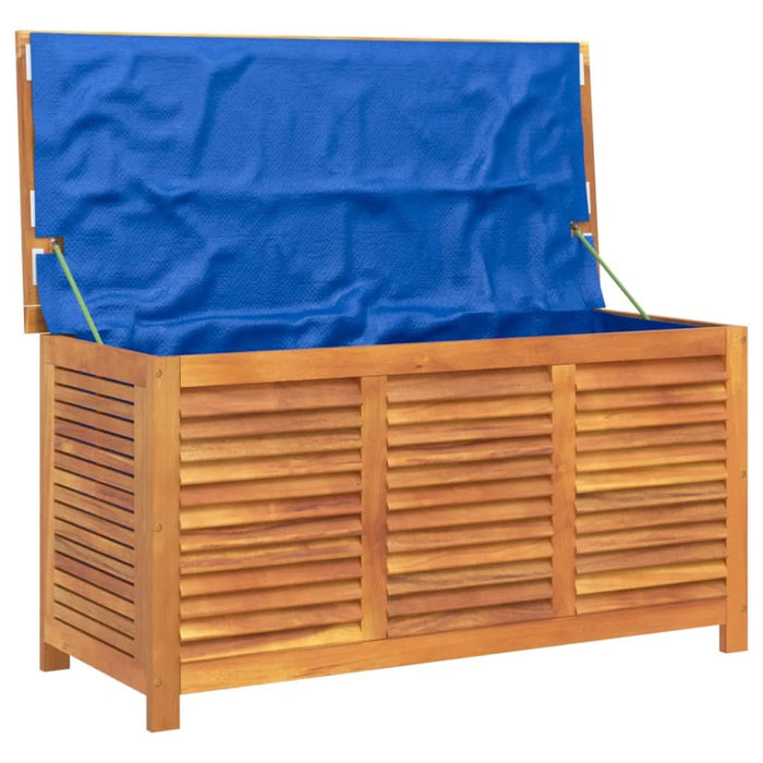 Ladă depozitare grădină cu grilaj 113x50x56cm lemn masiv acacia - WALTI WALTI
