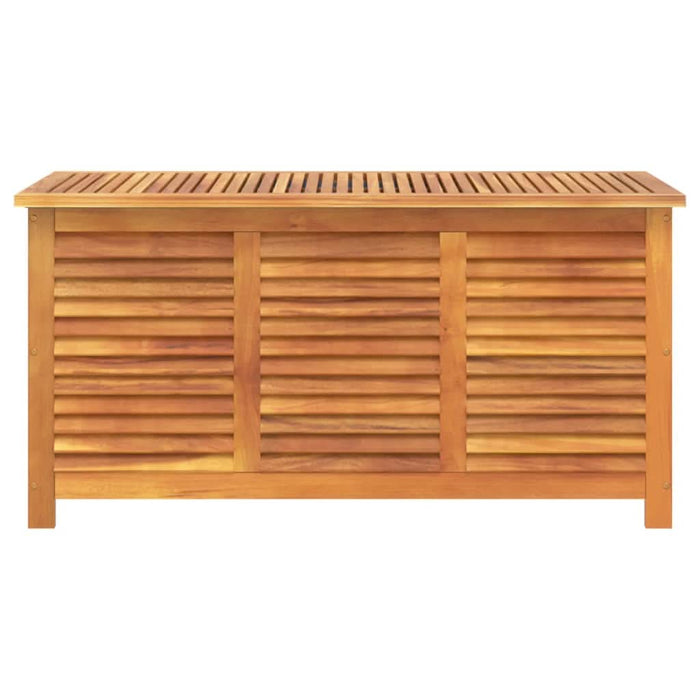Ladă depozitare grădină cu grilaj 113x50x56cm lemn masiv acacia - WALTI WALTI