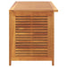 Ladă depozitare grădină cu grilaj 113x50x56cm lemn masiv acacia - WALTI WALTI
