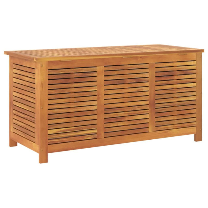 Ladă depozitare grădină cu grilaj 113x50x56cm lemn masiv acacia - WALTI WALTI