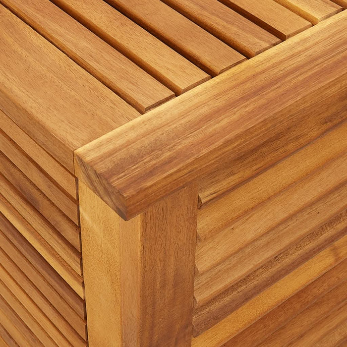 Ladă depozitare grădină cu grilaj 113x50x56cm lemn masiv acacia - WALTI WALTI