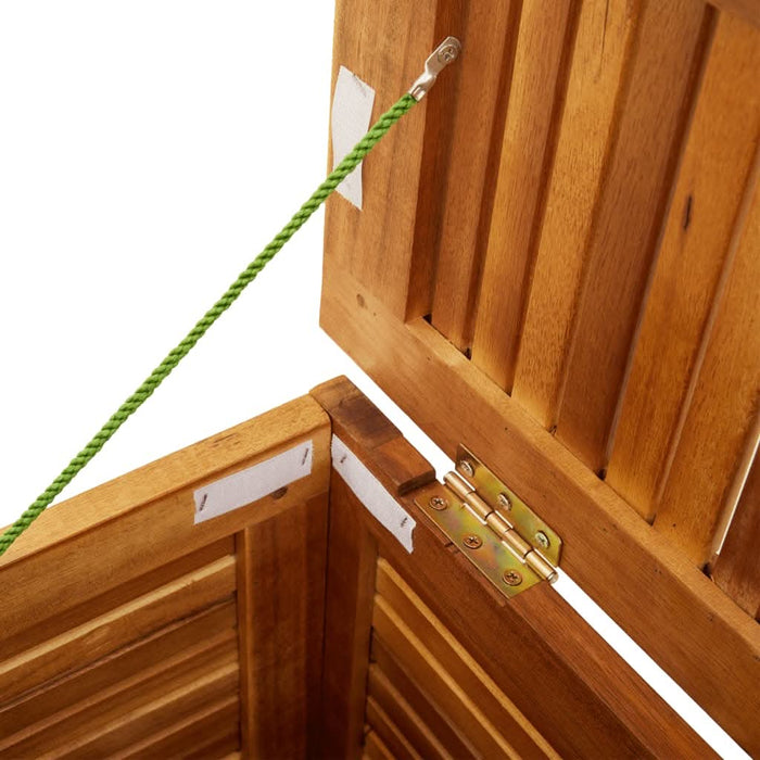 Ladă depozitare grădină cu grilaj 113x50x56cm lemn masiv acacia - WALTI WALTI