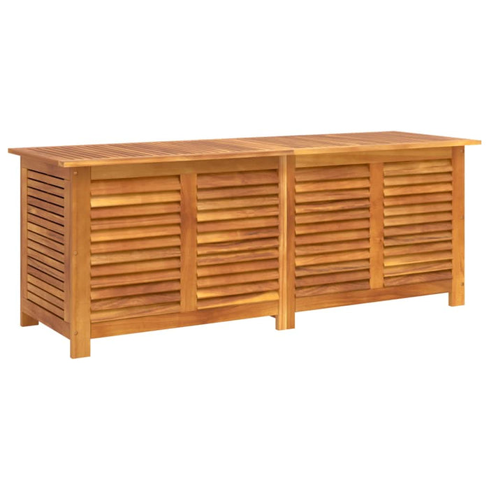 Ladă depozitare grădină cu grilaj 150x50x56cm lemn masiv acacia - WALTI WALTI