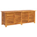 Ladă depozitare grădină cu grilaj 150x50x56cm lemn masiv acacia - WALTI WALTI