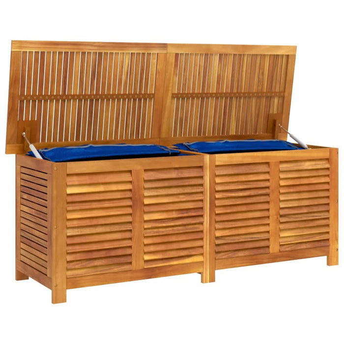 Ladă depozitare grădină cu grilaj 150x50x56cm lemn masiv acacia - WALTI WALTI