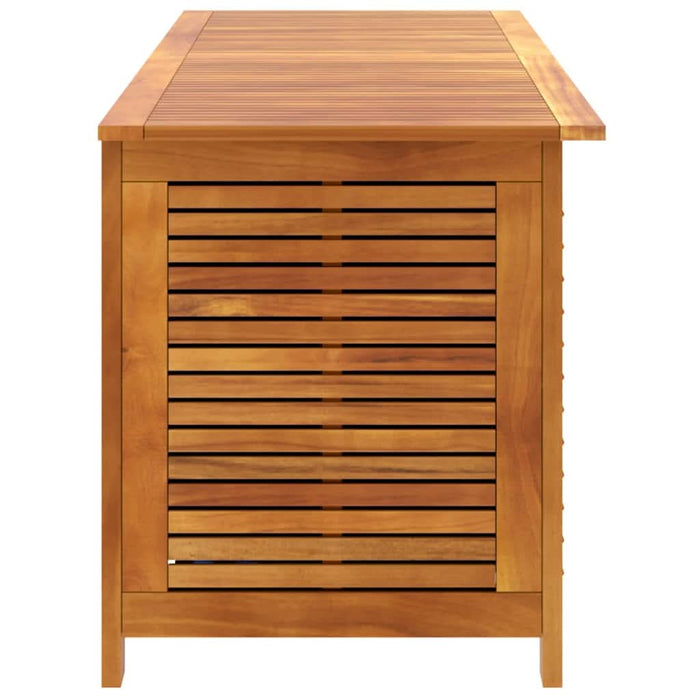 Ladă depozitare grădină cu grilaj 150x50x56cm lemn masiv acacia - WALTI WALTI