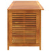 Ladă depozitare grădină cu grilaj 150x50x56cm lemn masiv acacia - WALTI WALTI
