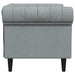 Fotoliu Chesterfield gri deschis, material textil - WALTI WALTI