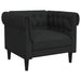 Fotoliu Chesterfield, negru, material textil - WALTI WALTI