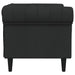 Fotoliu Chesterfield, negru, material textil - WALTI WALTI