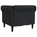 Fotoliu Chesterfield, negru, material textil - WALTI WALTI