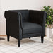 Fotoliu Chesterfield, negru, material textil - WALTI WALTI