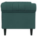Fotoliu Chesterfield verde închis, material textil - WALTI WALTI