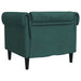 Fotoliu Chesterfield verde închis, material textil - WALTI WALTI