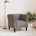 Fotoliu Chesterfield, gri taupe, material textil - WALTI WALTI