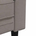 Fotoliu Chesterfield, gri taupe, material textil - WALTI WALTI