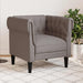Fotoliu Chesterfield, gri taupe, material textil - WALTI WALTI